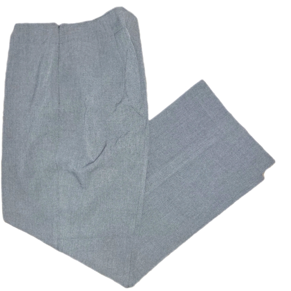 NWOT TALBOTS PETITE SIZE CLASSIC BUSINESS TROUSER HIDDEN SIDE ZIP SZ 10P GRAY